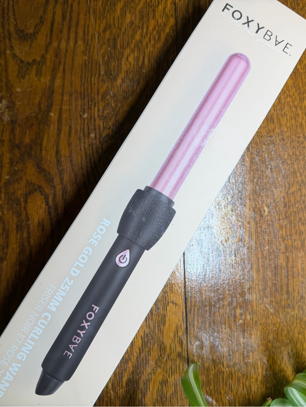 Rose Gold 25mm Curling Wand - Portable Styling Wand
